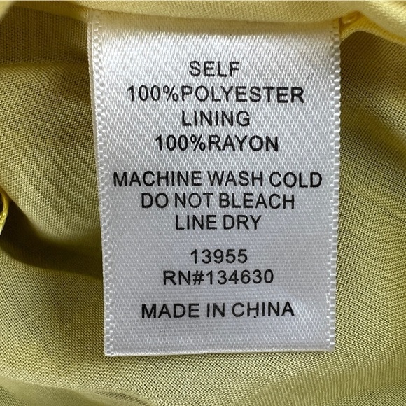 Sunday In Brooklyn Yellow Brown Striped Sleeveless Blouse Size Medium Women’s - Picture 6 of 6